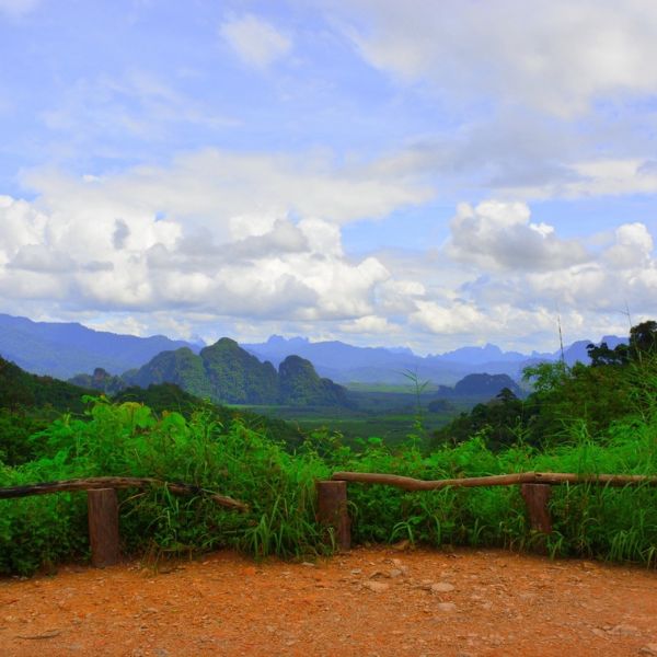 Khao Sok Safari 3 Days 2 Nights Tour – Phuket. Here at one of the famous view points in Khao Sok