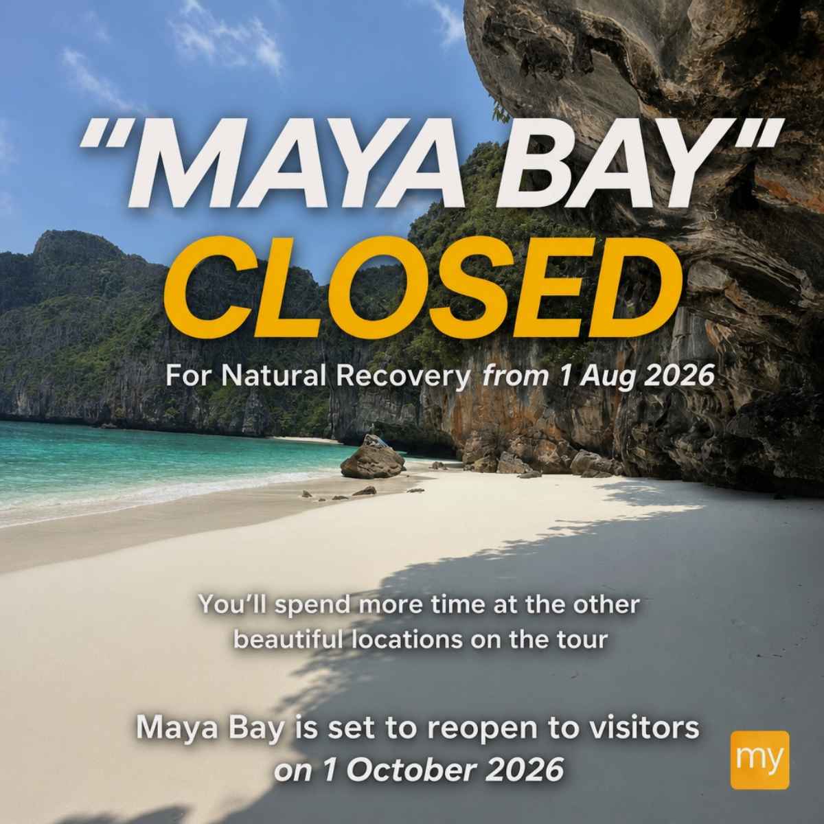 Phi Phi Bamboo island tour by speedboat - Maya Bay closed from August 1 to September 30