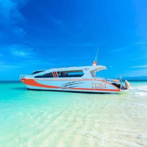 The Exclusive Phi Phi Island Catamaran Tour is your passport to unforgettable island views and turquoise waters