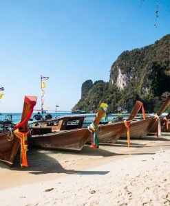 Krabi to Hong Island long tail boat tour