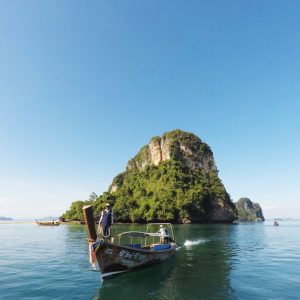 Krabi to Hong Island long tail boat tour