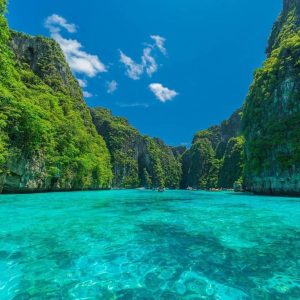 Phi Phi Islands Khai island premium tour from Phuket – entering Pileh lagoon