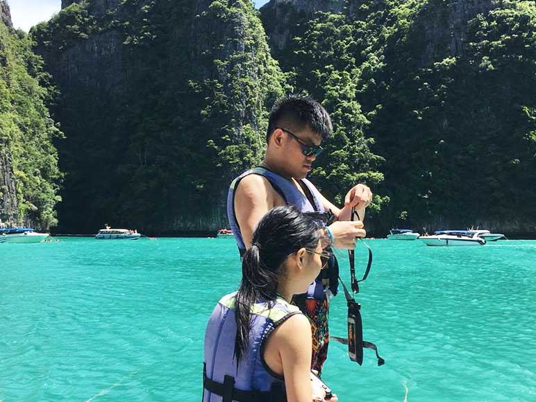 Visiting Phi Phi islands