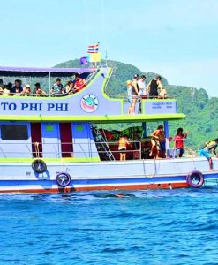 Full day big boat sunset tour from Phi Phi