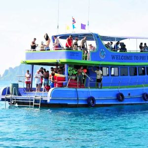 Afternoon big boat tour from Phi Phi