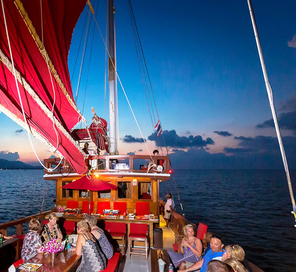 Koh Samui Red Baron Sunset Dinner Cruise tour