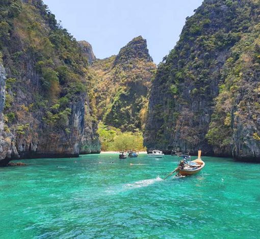 Phi Phi tour kayaking | Phi Phi Islands and Khai island speed Catamaran