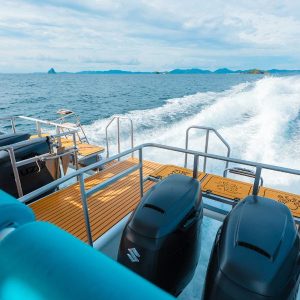 Travel in comfort aboard a modern speed catamaran that cuts through the Andaman Sea efficiently, maximizing your time at each destination rather than in transit.