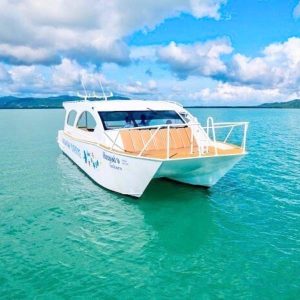 Phi Phi Islands Adventure with Surprisingly Comfortable Speed Catamaran