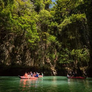 Hidden Lagoon Kayaking Experience at Hong Island - Premium Water Activities During Phuket to Koh Yao Yai island and James Bond island Adventure Tour