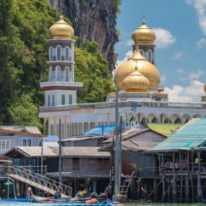 Panyi Island Floating Village Cultural Experience - Authentic Muslim Community Visit During Late Morning Tour Phuket to Koh Yao Yai island and James Bond island