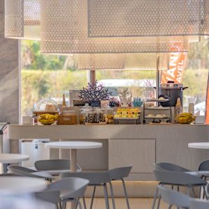 Premium Breakfast Lounge Before Departure - Speed Catamaran Phuket to Phi Phi Starts with Sawanu Lounge